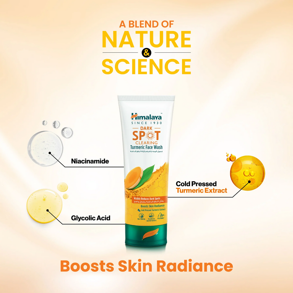 Himalaya Dark Spot Clearing Turmeric Face Wash