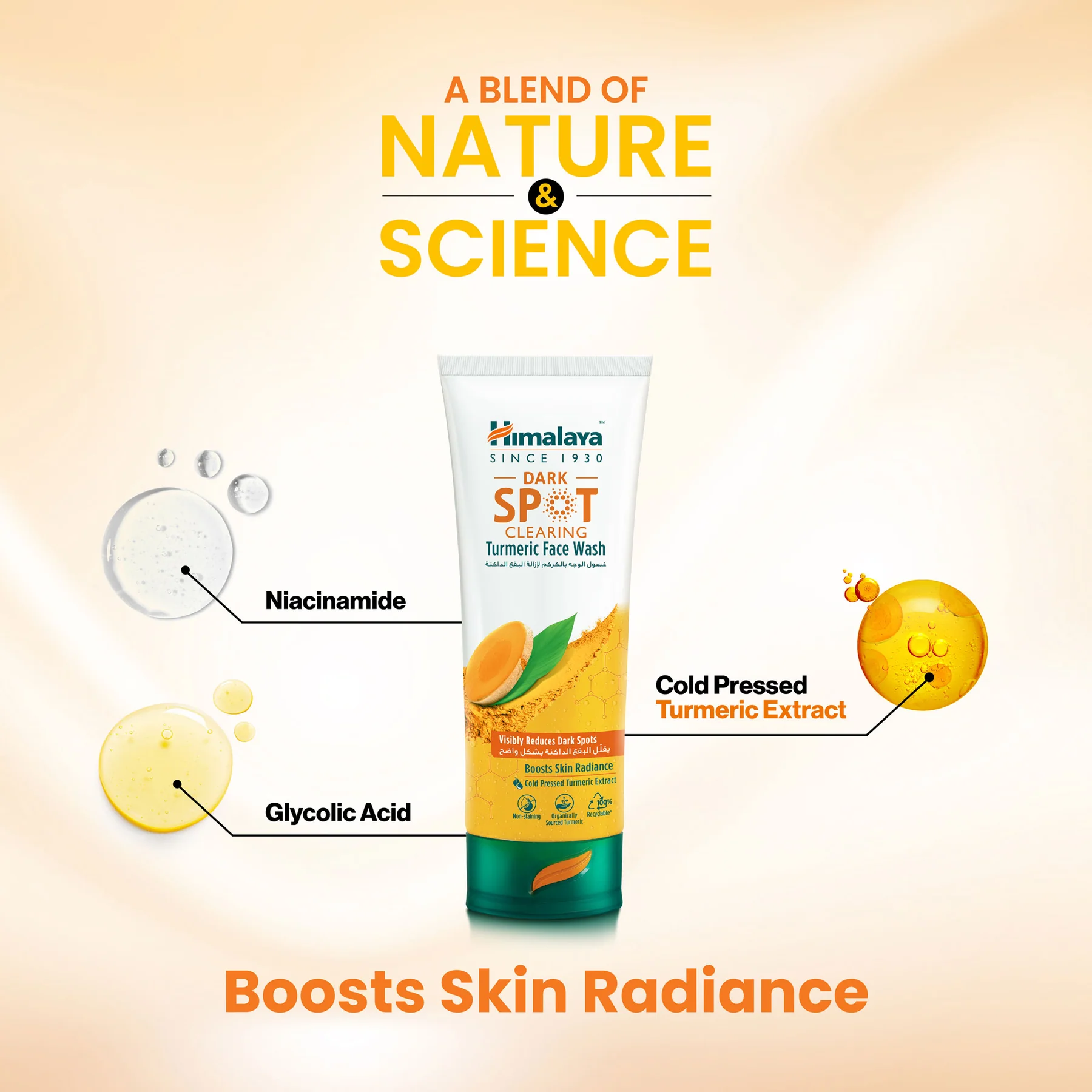 Himalaya Dark Spot Clearing Turmeric Face Wash