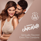 Durex Extra Thin Intense Chocolate 3 Pcs Pack (India)
