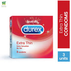 Durex Extra Thin Condom 3Pcs Pack(India)