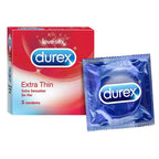 Durex Extra Thin Condom 3Pcs Pack(India)