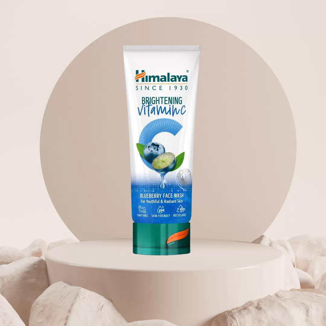 Himalaya Brightening Vitamin C Blueberry Face Wash 100ml