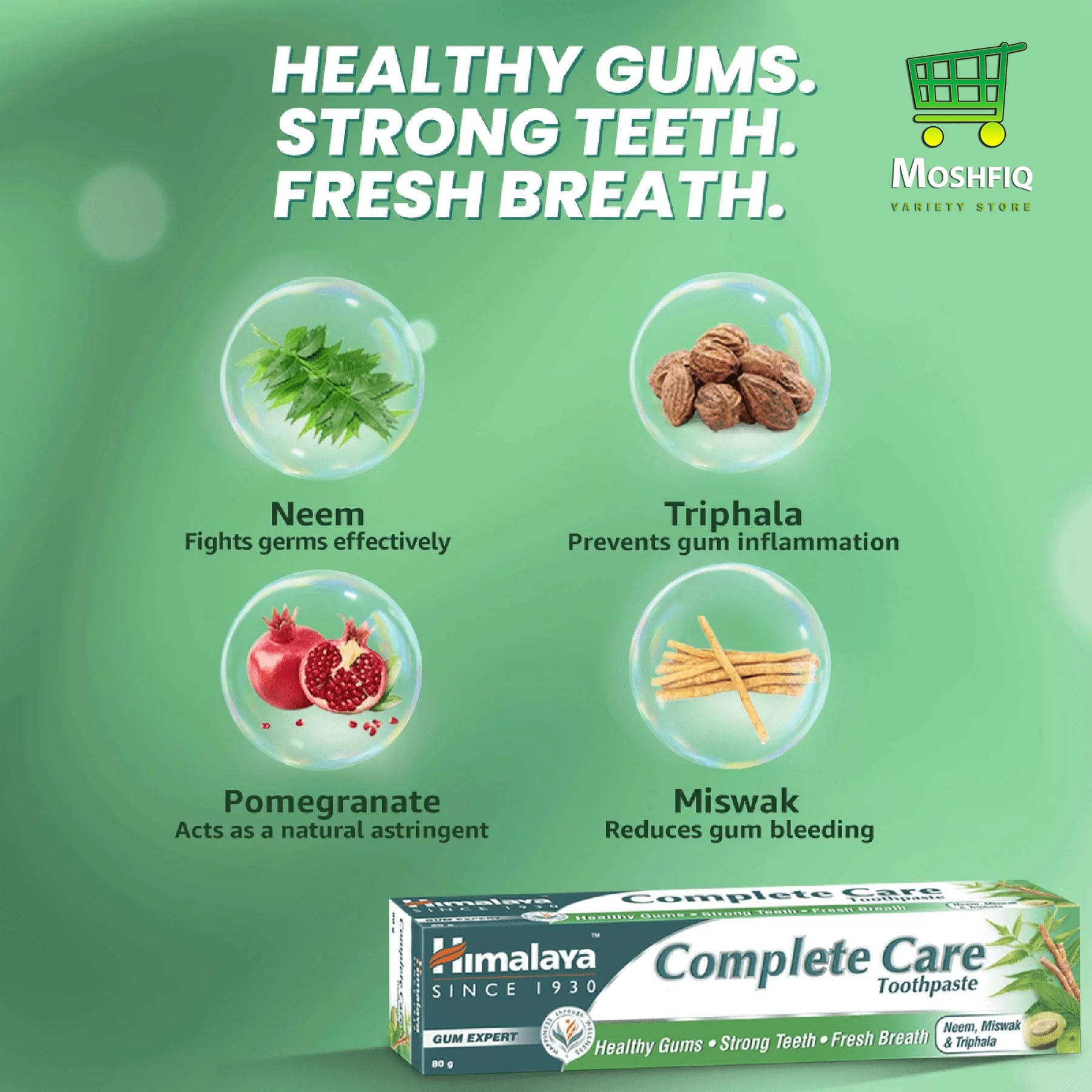 Himalaya Complete Herbal Oral Protection Complete Care Toothpaste 135gm