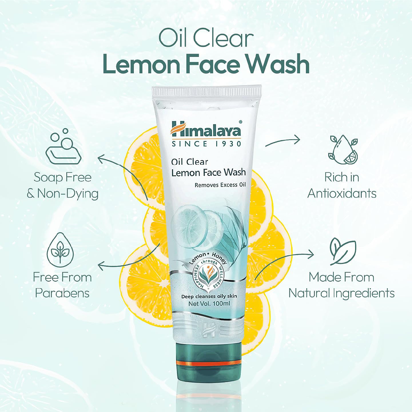 Himalaya Oil Clear Lemon Face Wash 100ml