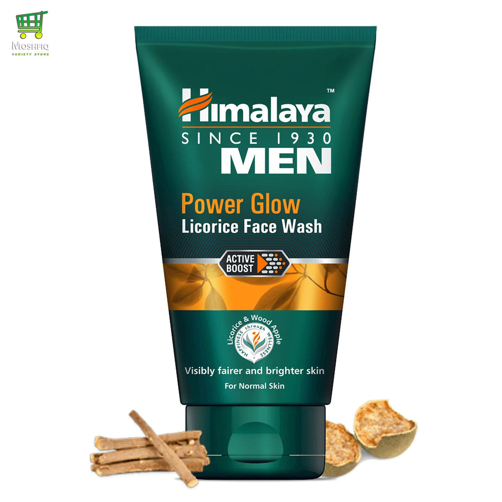 Himalaya Men Power Glow Licorice Herbal Face Wash 100ml