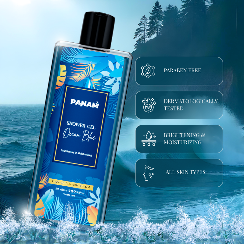 Panam Ocean Blue Shower Gel 250m